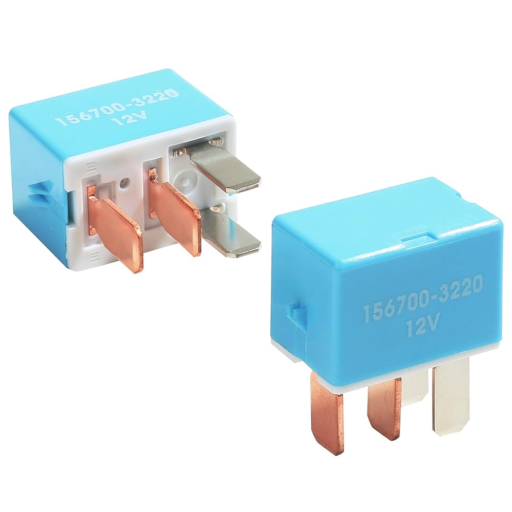 Amazon.co.jp: Zlirfy 2パック 12Vリレー 4ピン カーリレー カー